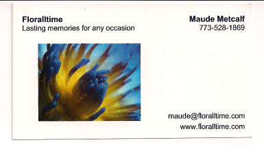 Maude business card