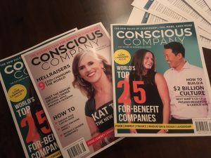 array of conscious company magazines
